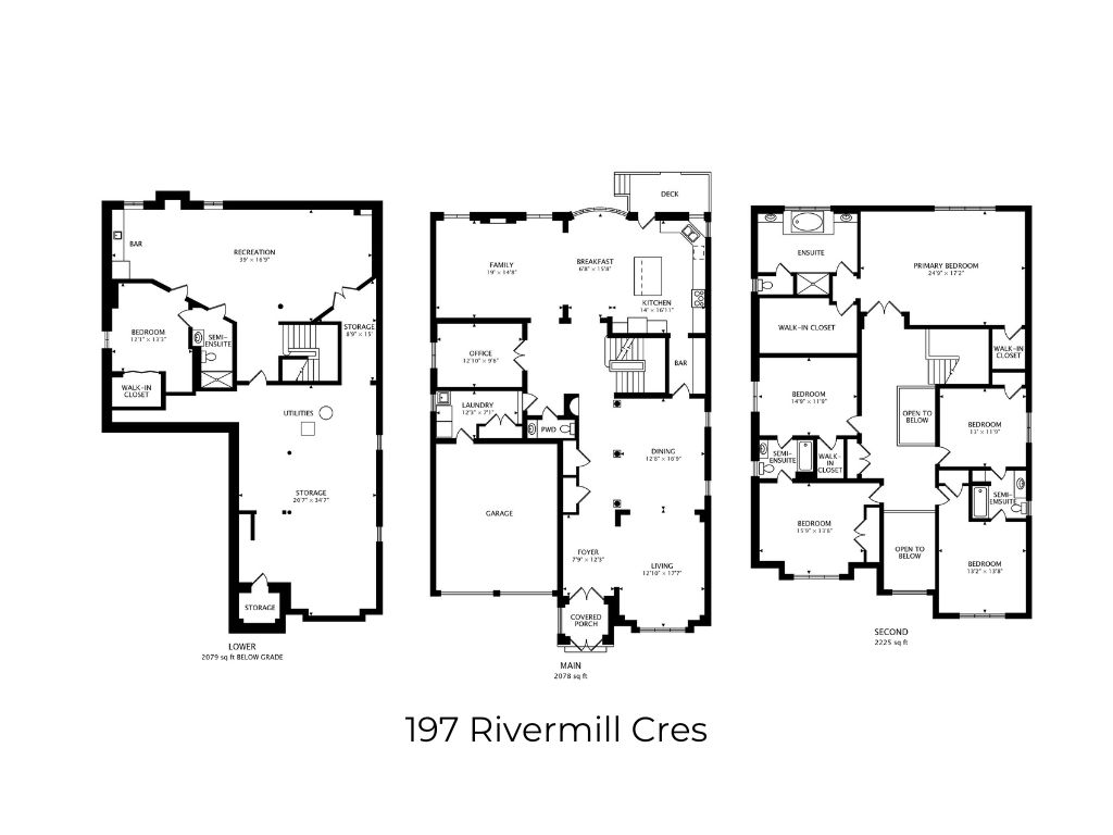 197 Rivermill Cres - floor plan - for sale with the BREL real estate team