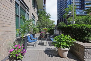 200 Sackville St #104 private outdoor patio