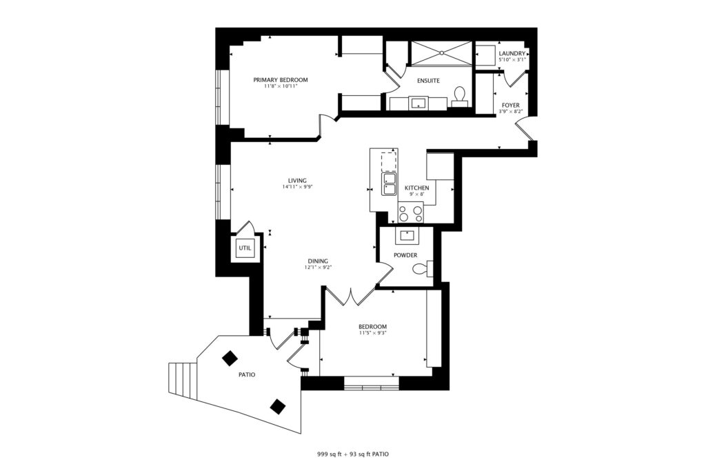 245 Dalesford Rd B08 in Mimico - floor plan