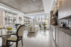 19 Brant St #904 | King West penthouse loft for lease | the BREL team Toronto real estate