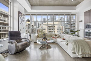 19 Brant St #904 | King West penthouse loft for lease | the BREL team Toronto real estate